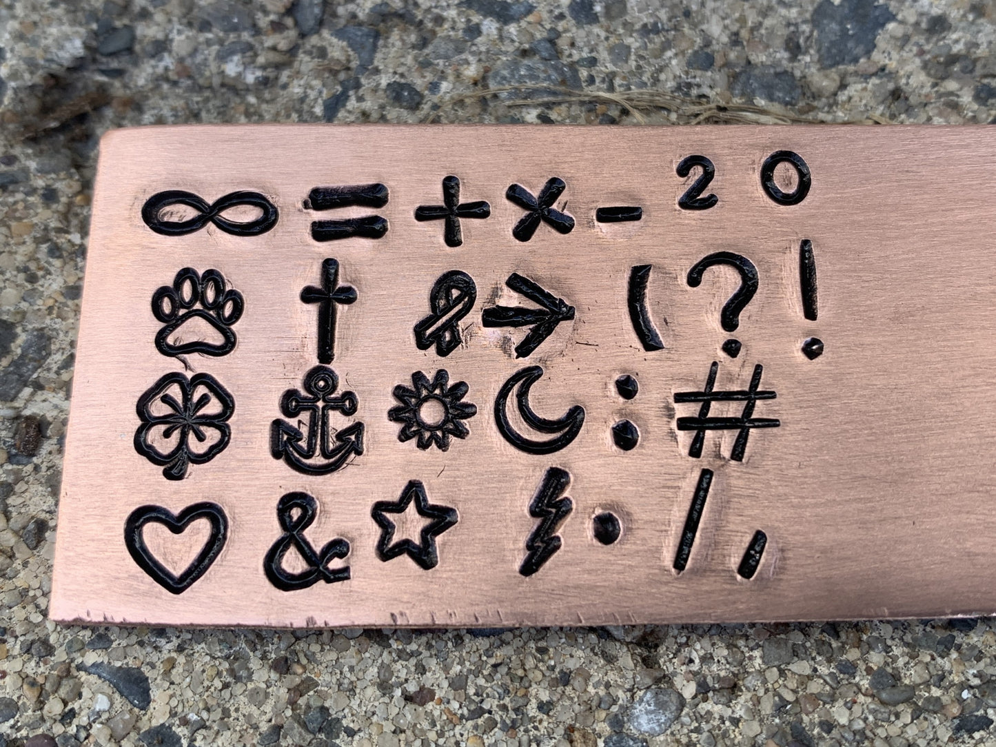 Iron Tally Mark Keychain