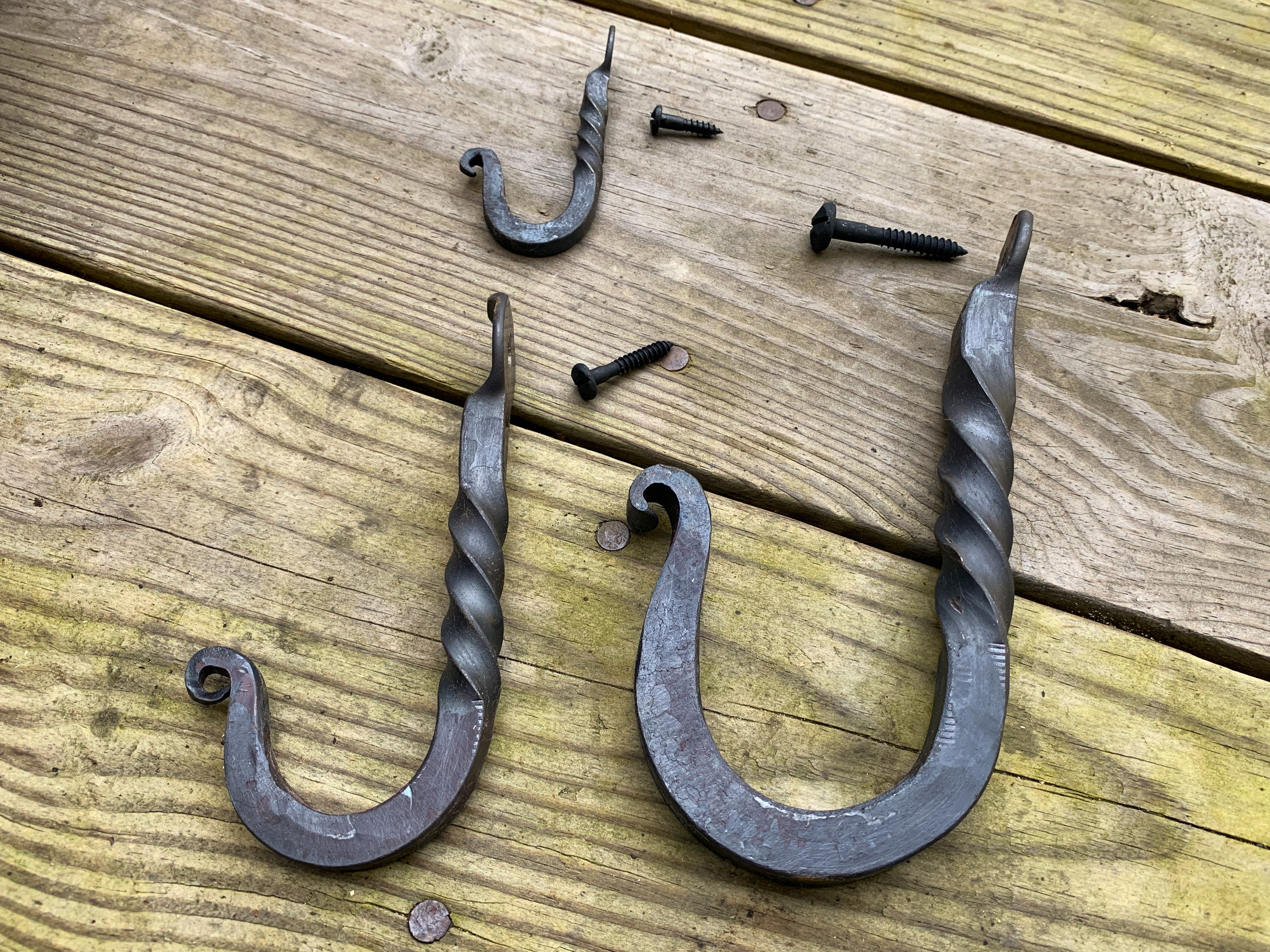 Twisted Blacksmith Hooks – Adirondack Iron