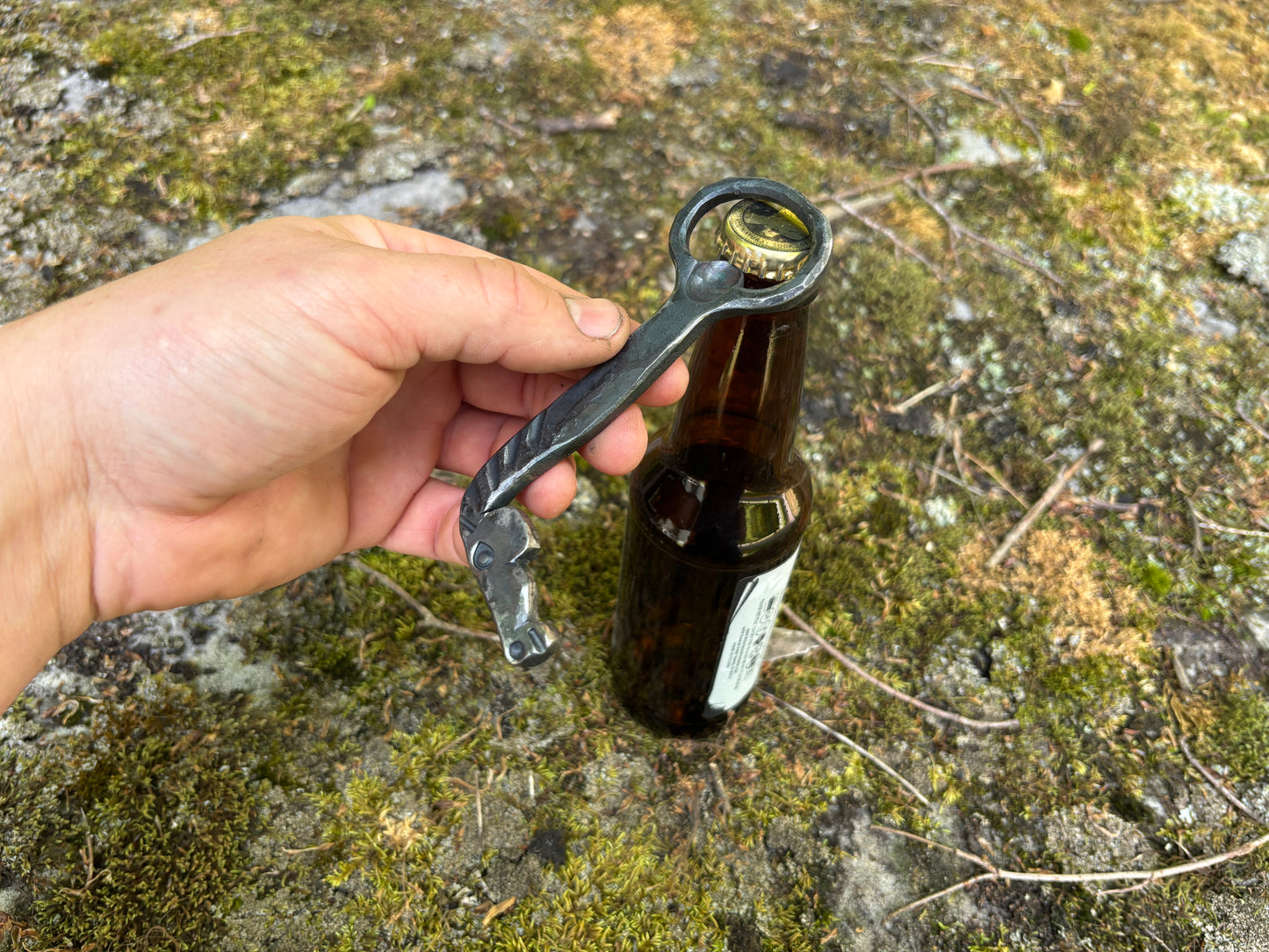 Forged Horse-Head Bottle Opener