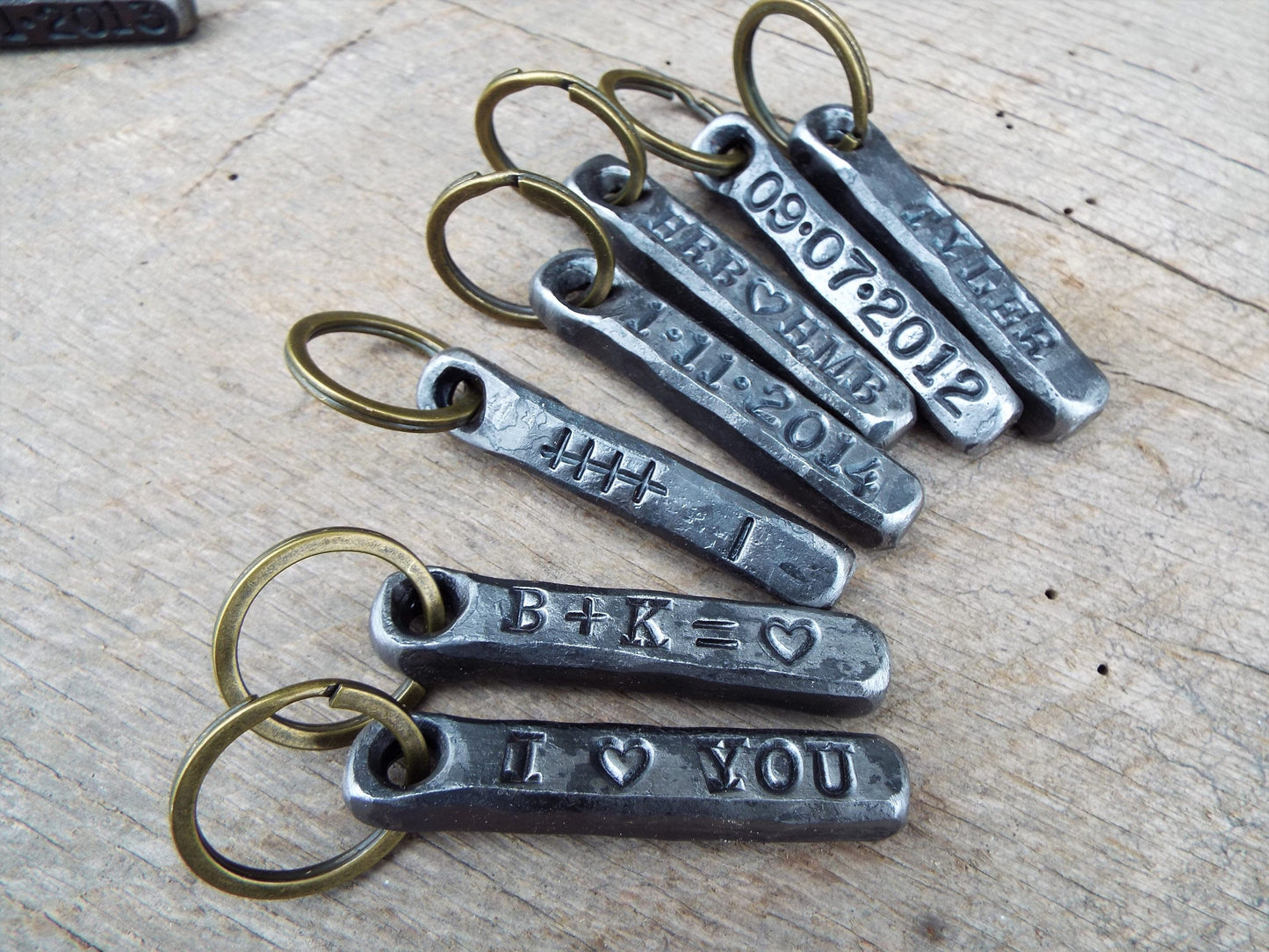 Iron Tally Mark Keychain