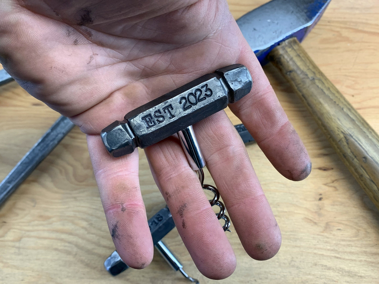 Hexagon Iron Corkscrew
