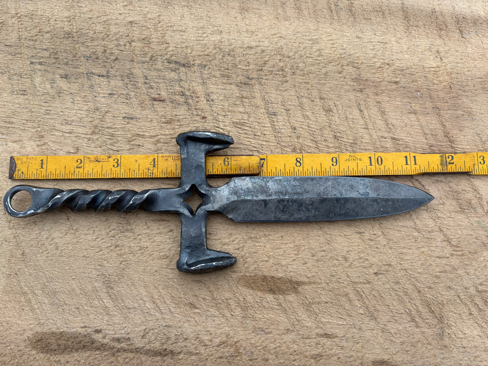 Split Railroad Spike Dagger – Adirondack Iron