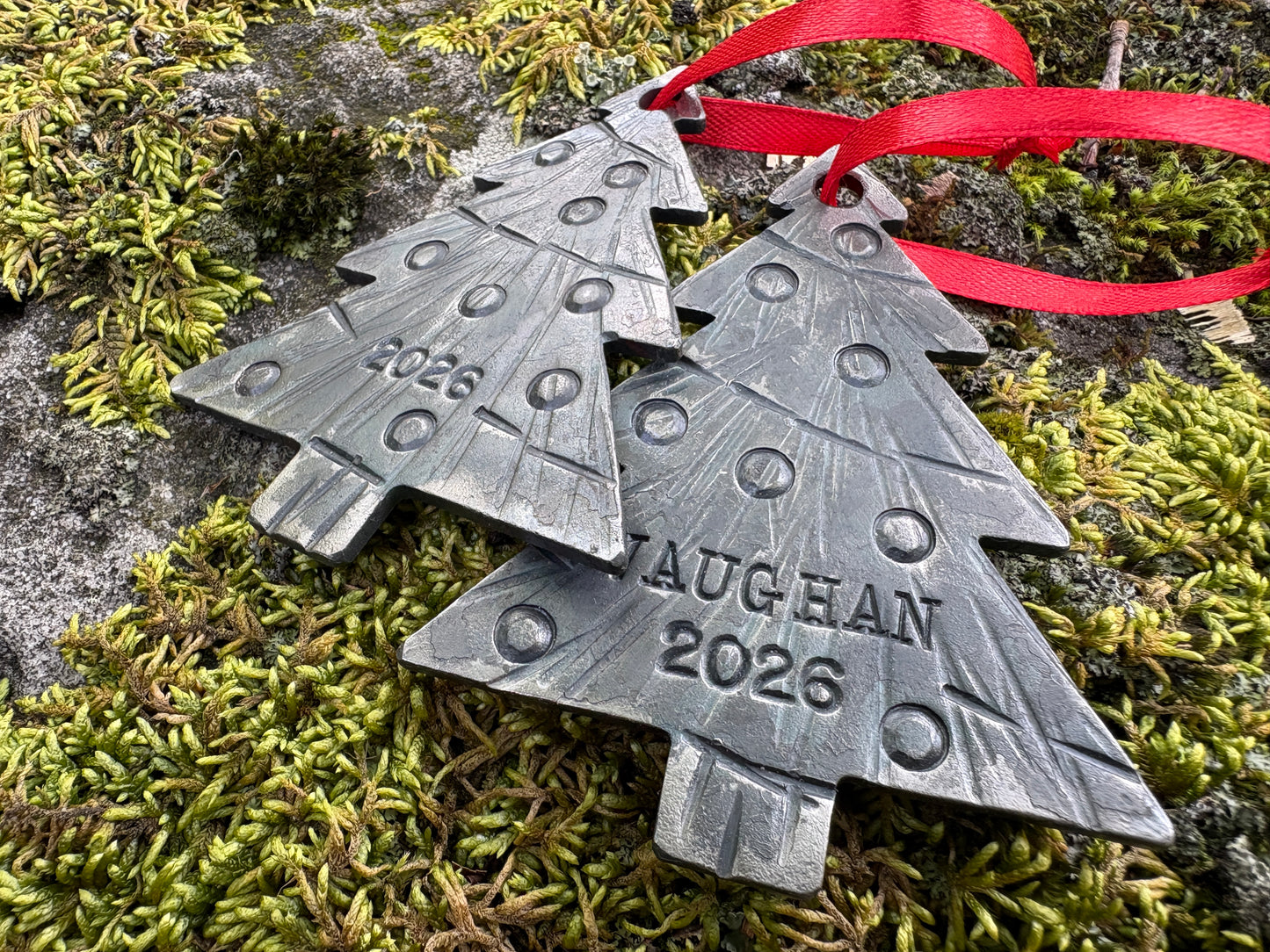 Forged Christmas Tree Ornament