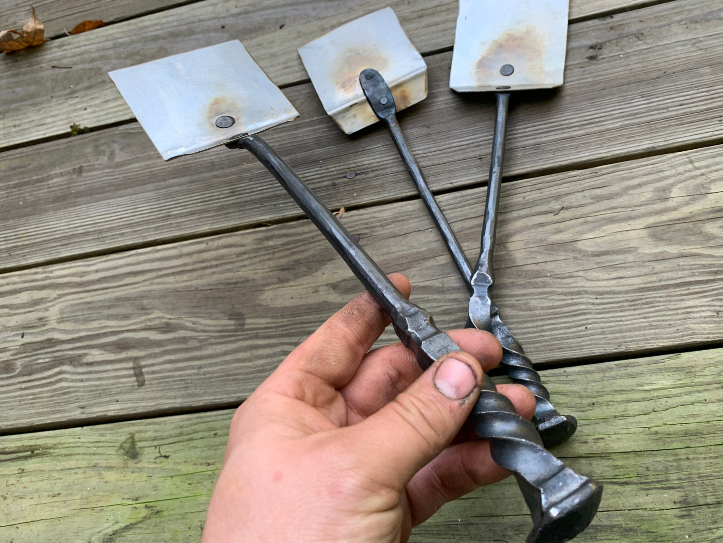 Railroad Spike Grilling Spatula