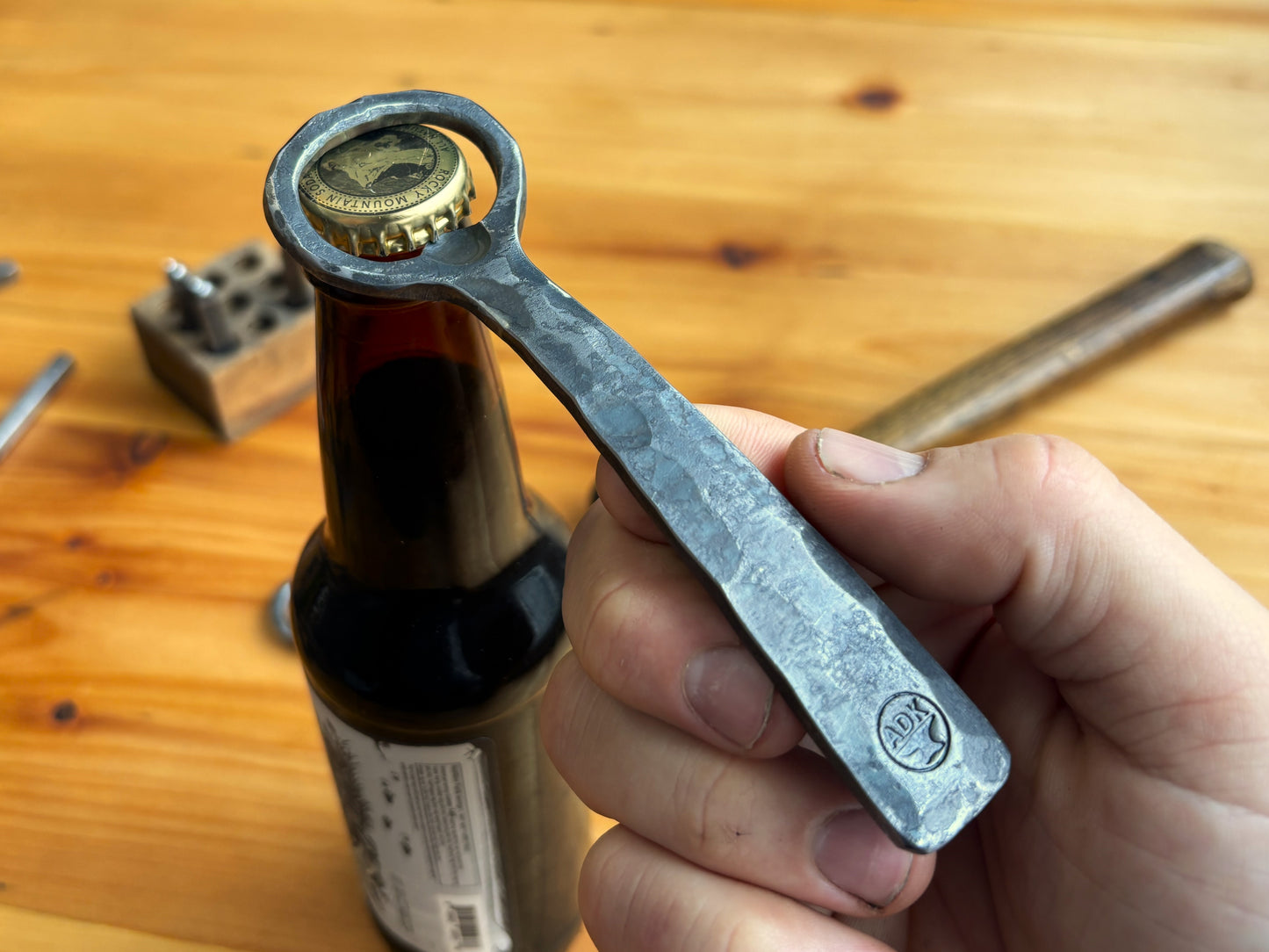 Custom Iron Bottle Opener